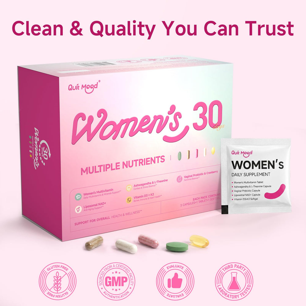 Quit mood etiqueta nutricional enfocada, transparencia en ingredientes