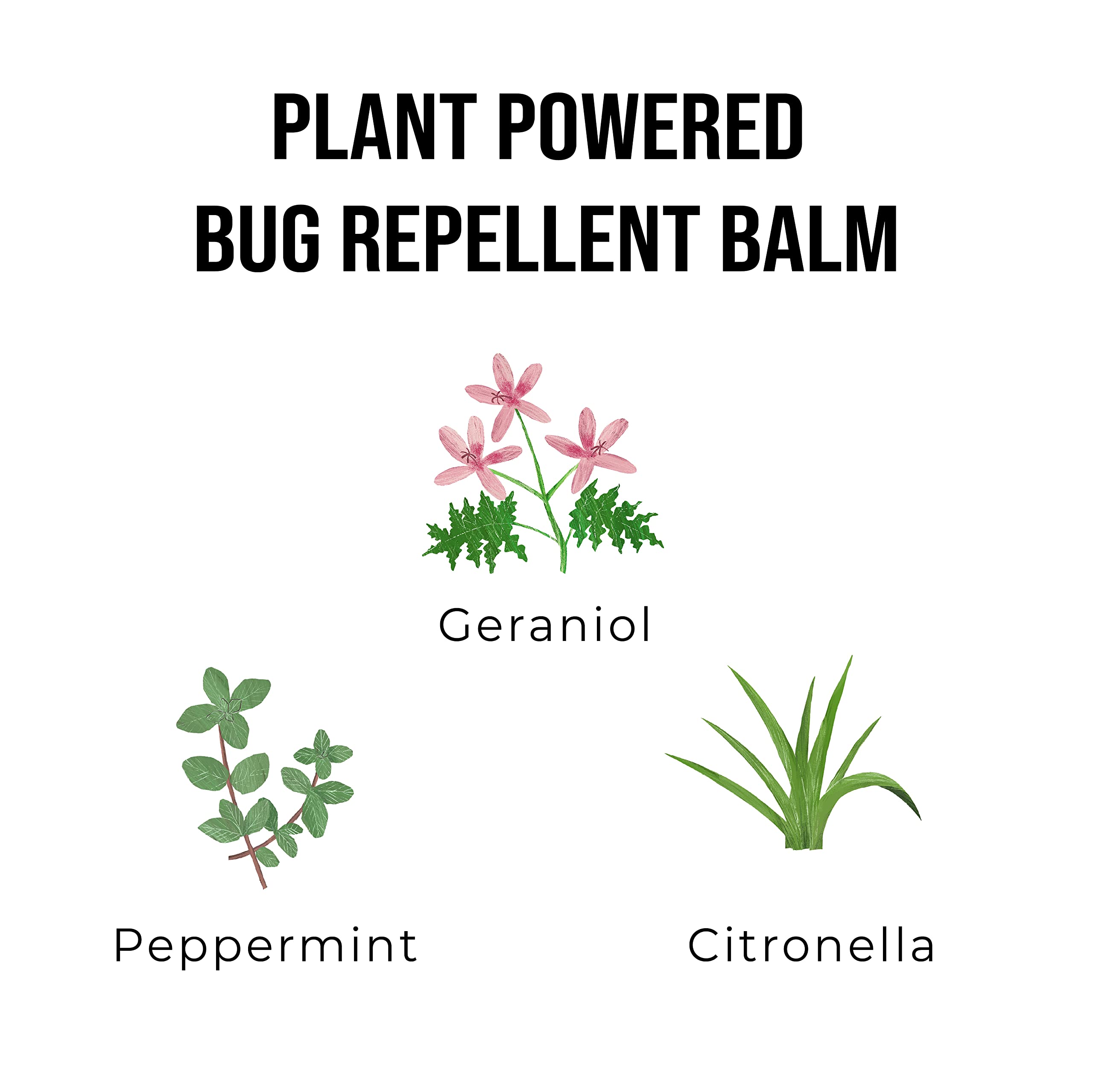 quitch bálsamo etiqueta ingredientes listando geraniol y beneficios naturales