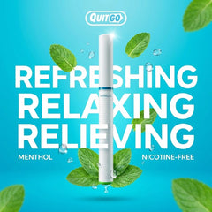 Ambientación con hojas de menta y QuitGo que transmite frescor inmediato