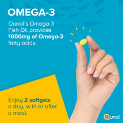 Qunol detalle de ingredientes y cantidades de EPA y DHA