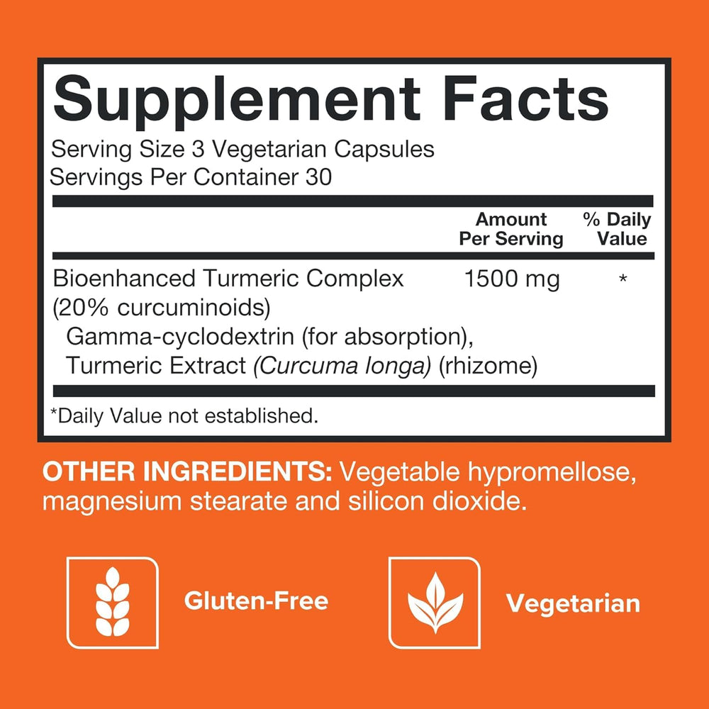 Qunol etiqueta nutricional detallada que muestra ingredientes de calidad