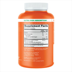Qunol etiqueta nutricional mostrando ingredientes y claridad informativa