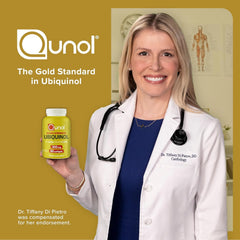 Qunol caja abierta con softgels ordenados para ver contenido exacto