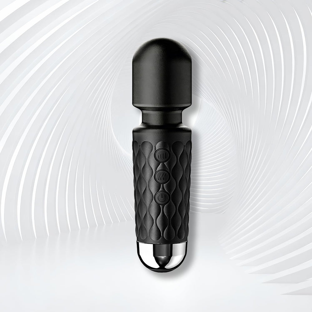 QZTDDTQ masajeador portátil vista frontal, diseño ergonómico y potencia