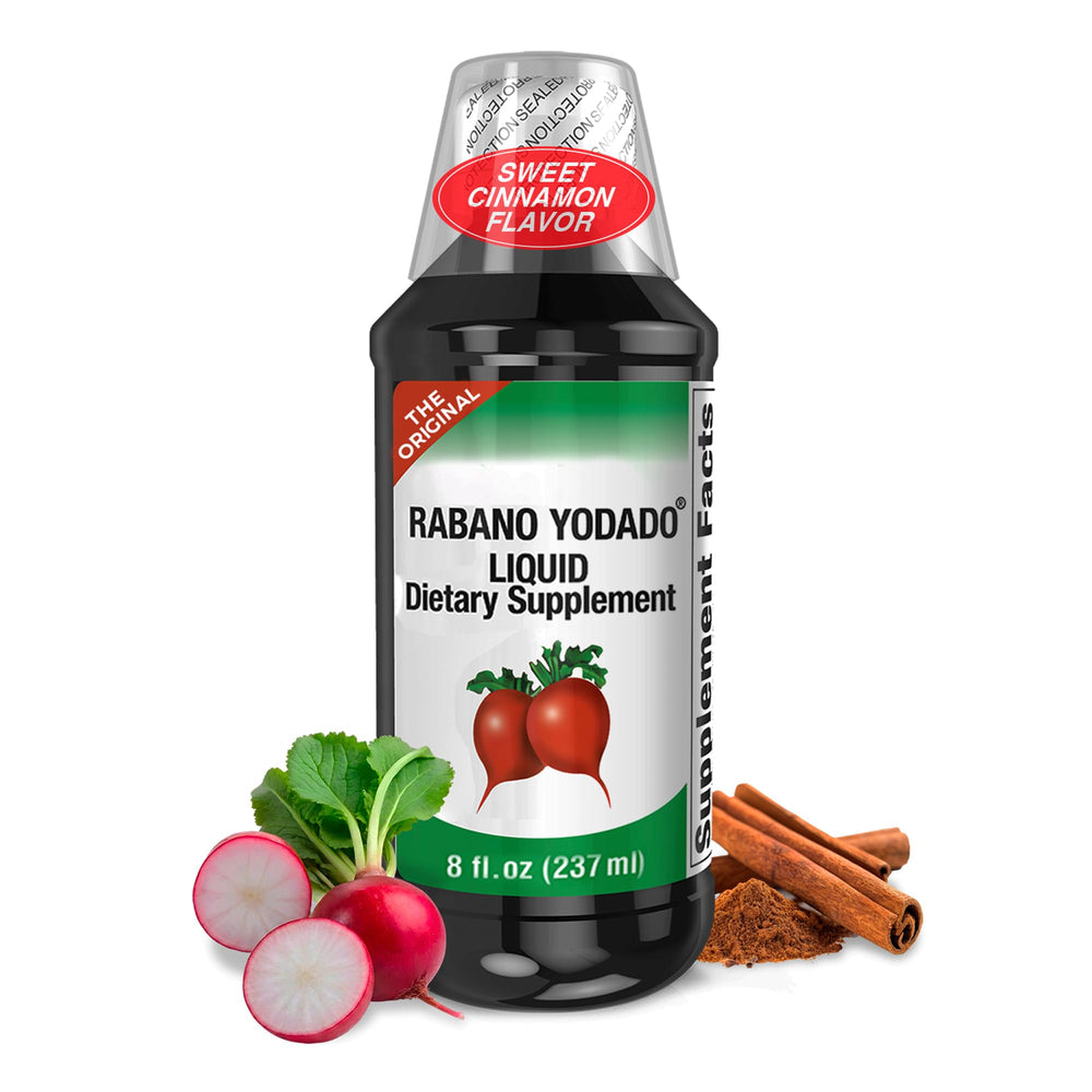Rabano Yodado frente del envase mostrando diseño y conveniencia