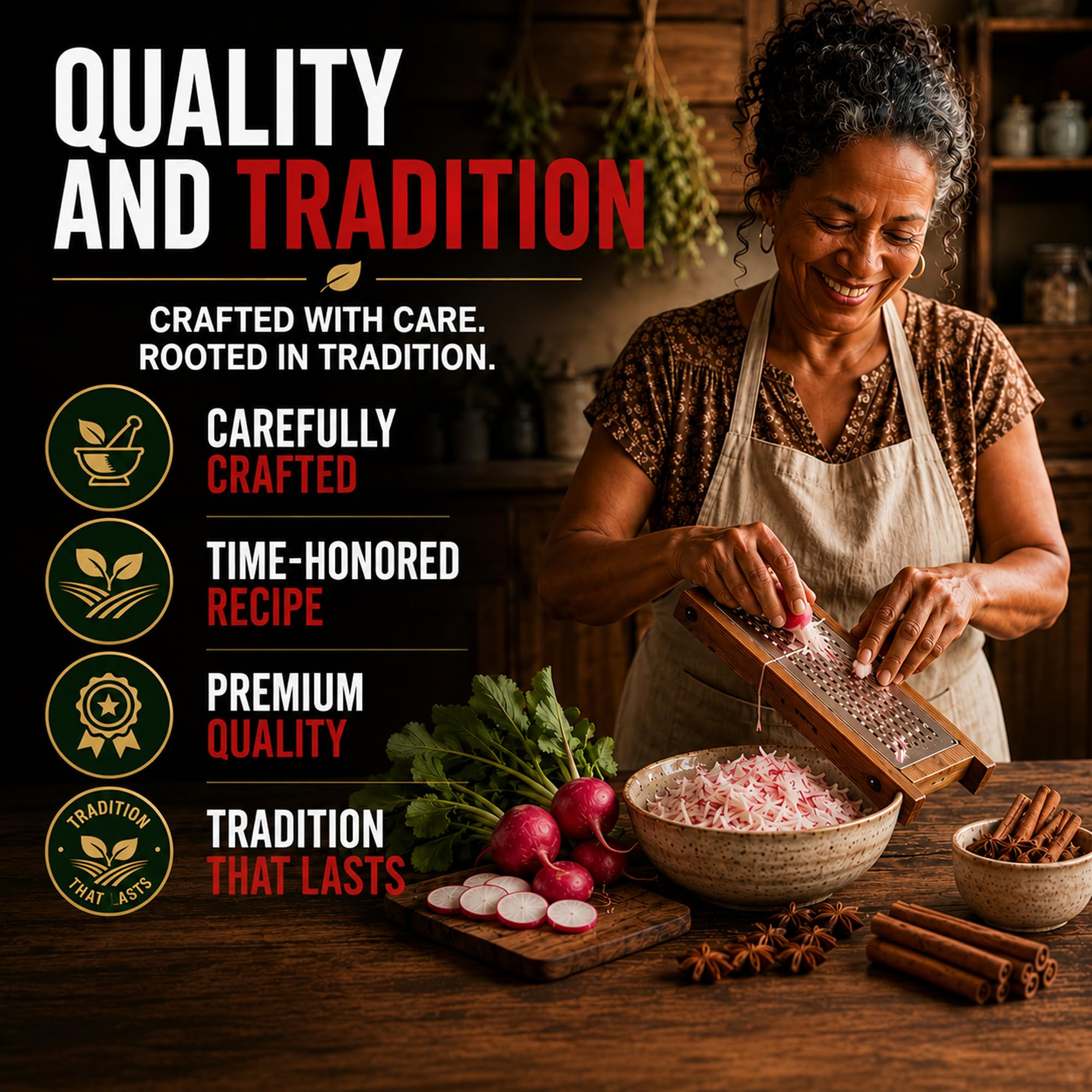 Rabano Yodado ingredientes visibles extracto de rábano y vitaminas