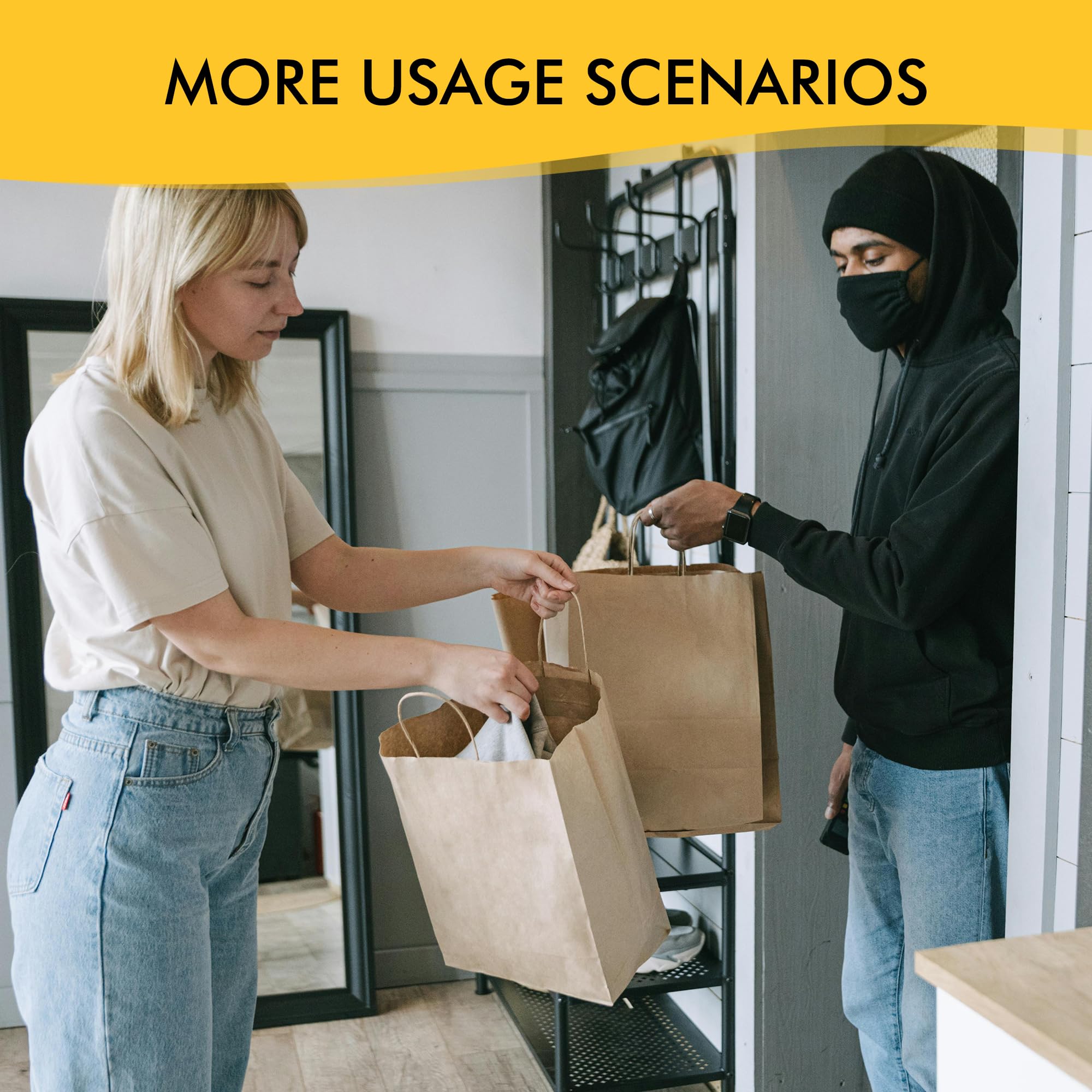 RACETOP bolsas en uso en tienda que facilitan ventas rápidas