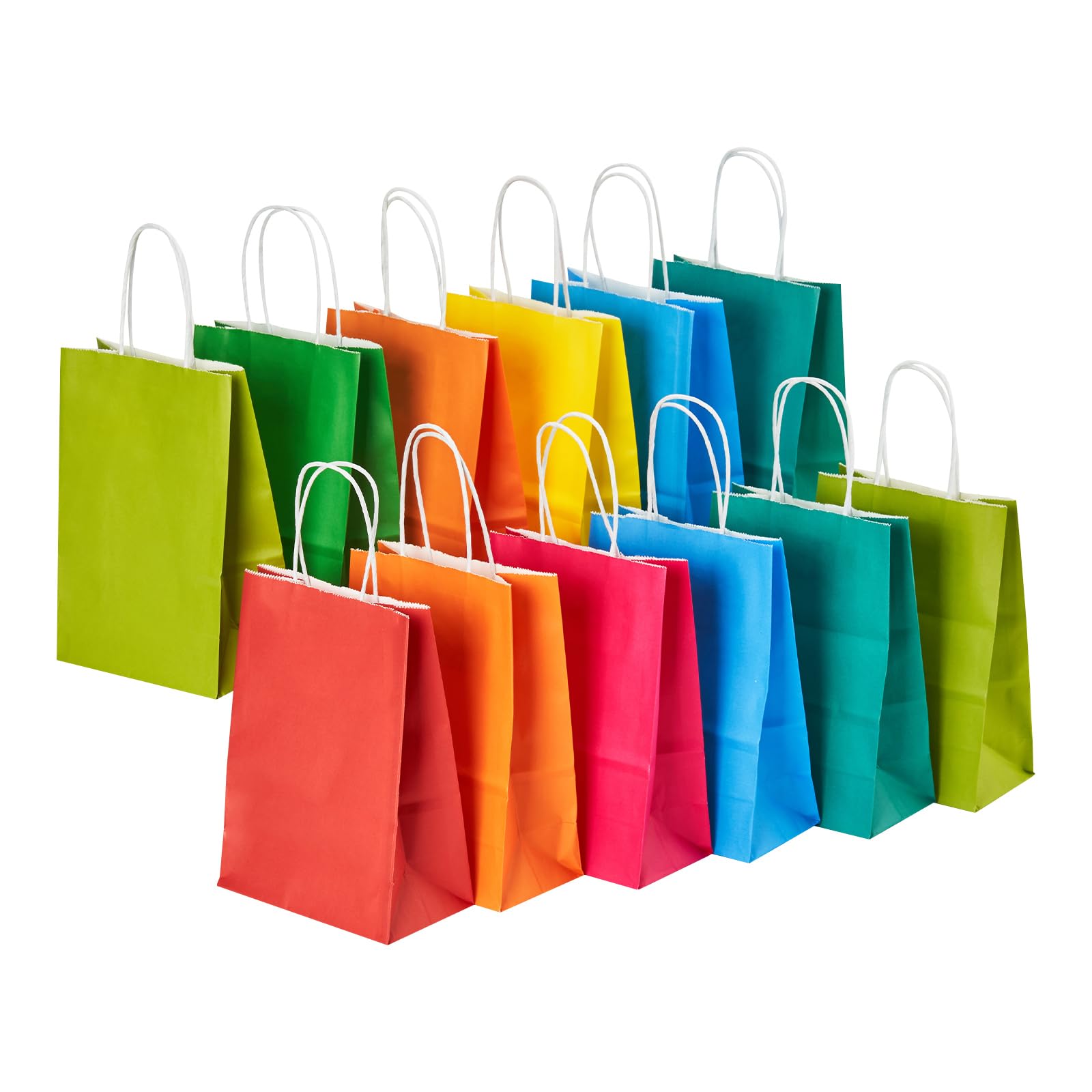 RACETOP frente del paquete multicolor mostrando 32 bolsas y asas resistentes