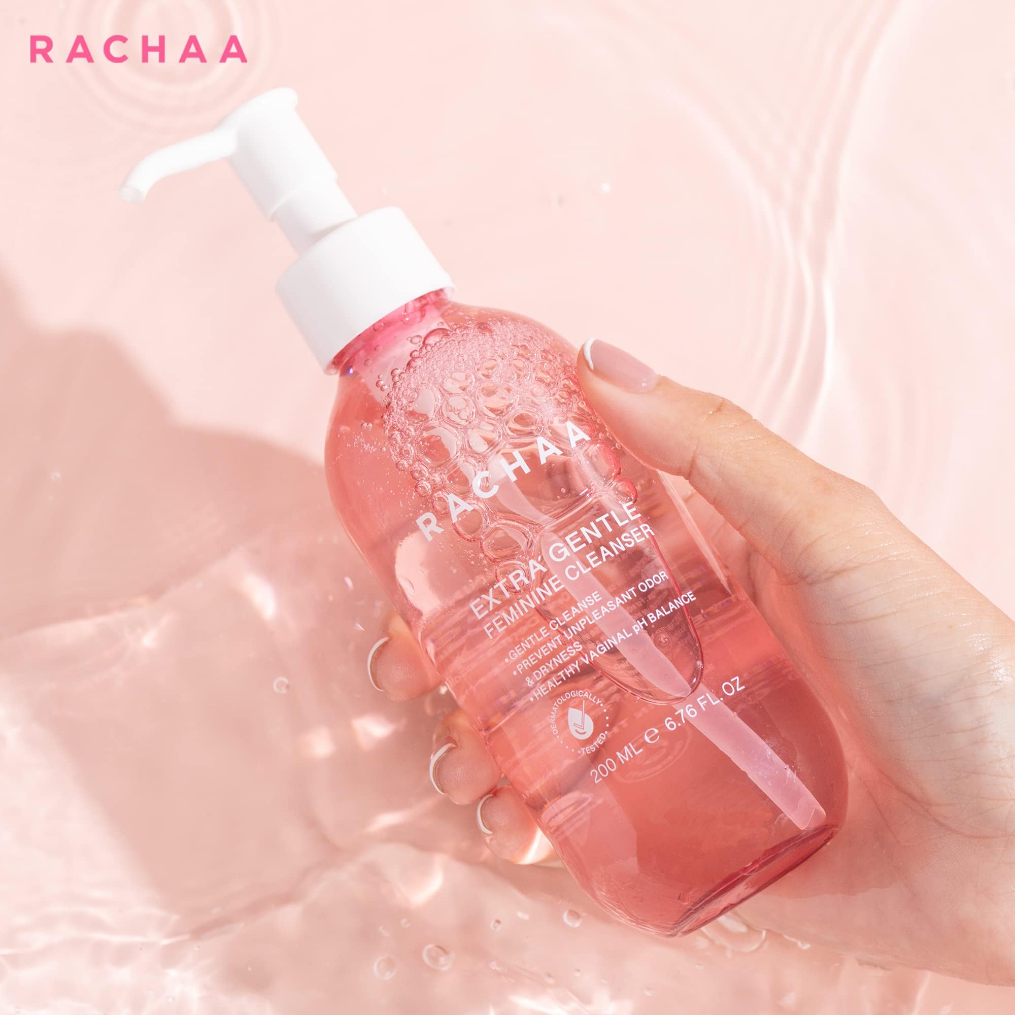 RACHAA producto en el baño integrándose en la rutina diaria