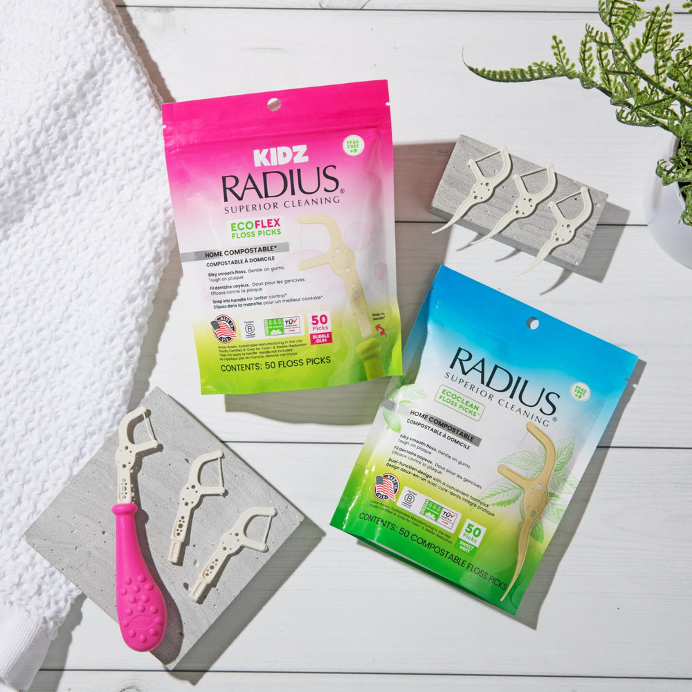 RADIUS producto en baño moderno, beneficio de conveniencia diaria
