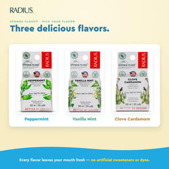 RADIUS caja de cartón actuando como dispensador reutilizable ecológico