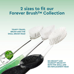 RADIUS primer plano de textura de cerdas, suave para encías