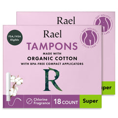Rael aplicador compacto frontal mostrando diseño cómodo y discreción