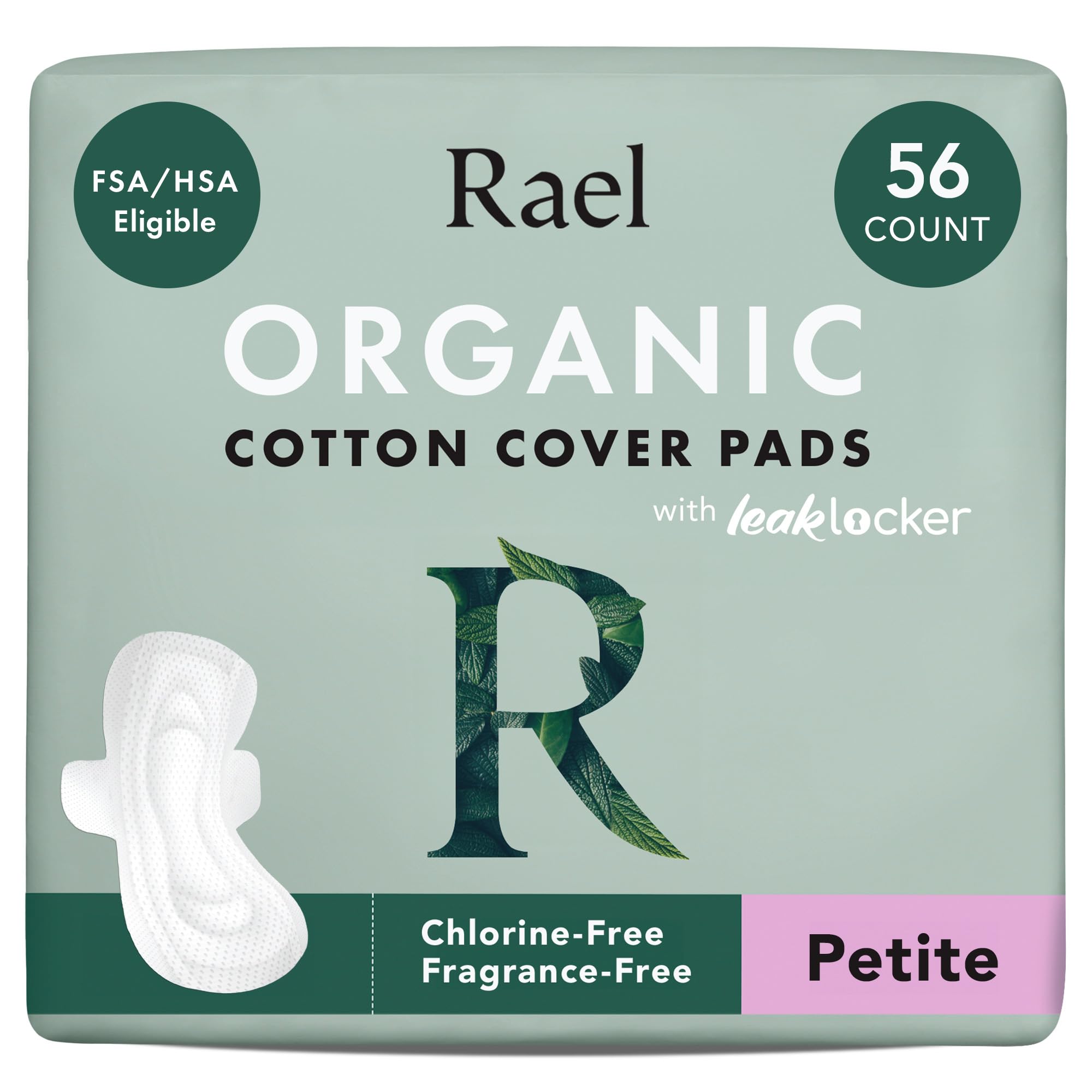 Rael empaque frontal de toallas orgánicas con diseño claro y suministro práctico