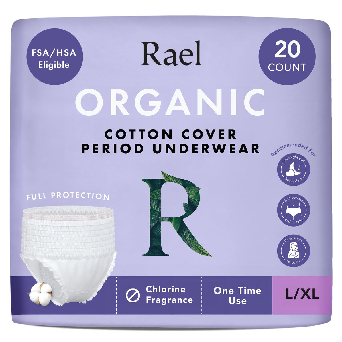 Rael empaque frontal mostrando 20 unidades y conveniencia