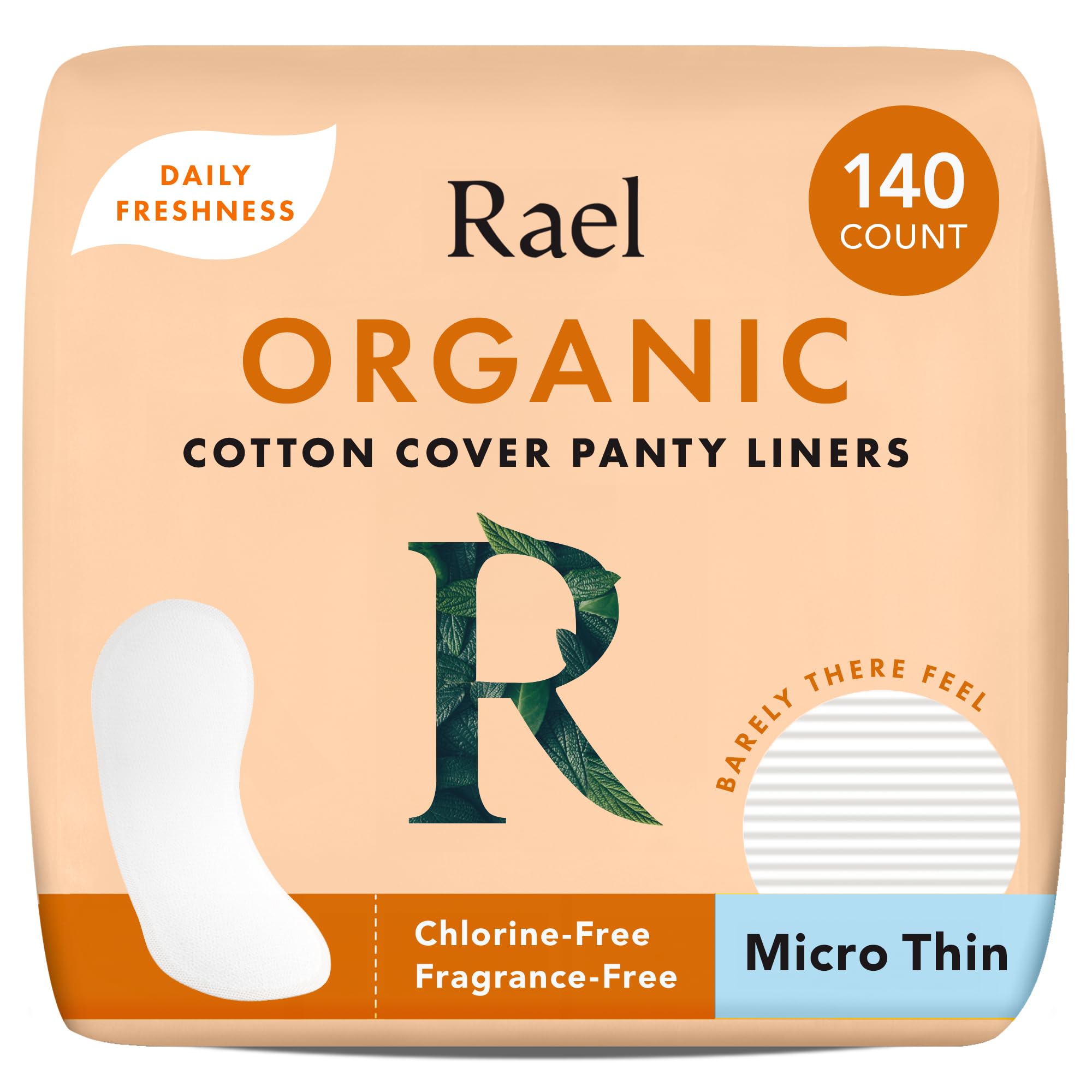 Rael empaque frontal que muestra 140 protectores y conveniencia diaria