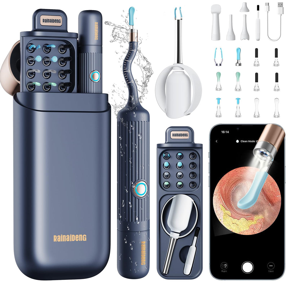 Rainaideng frontal del packaging mostrando kit completo y beneficios