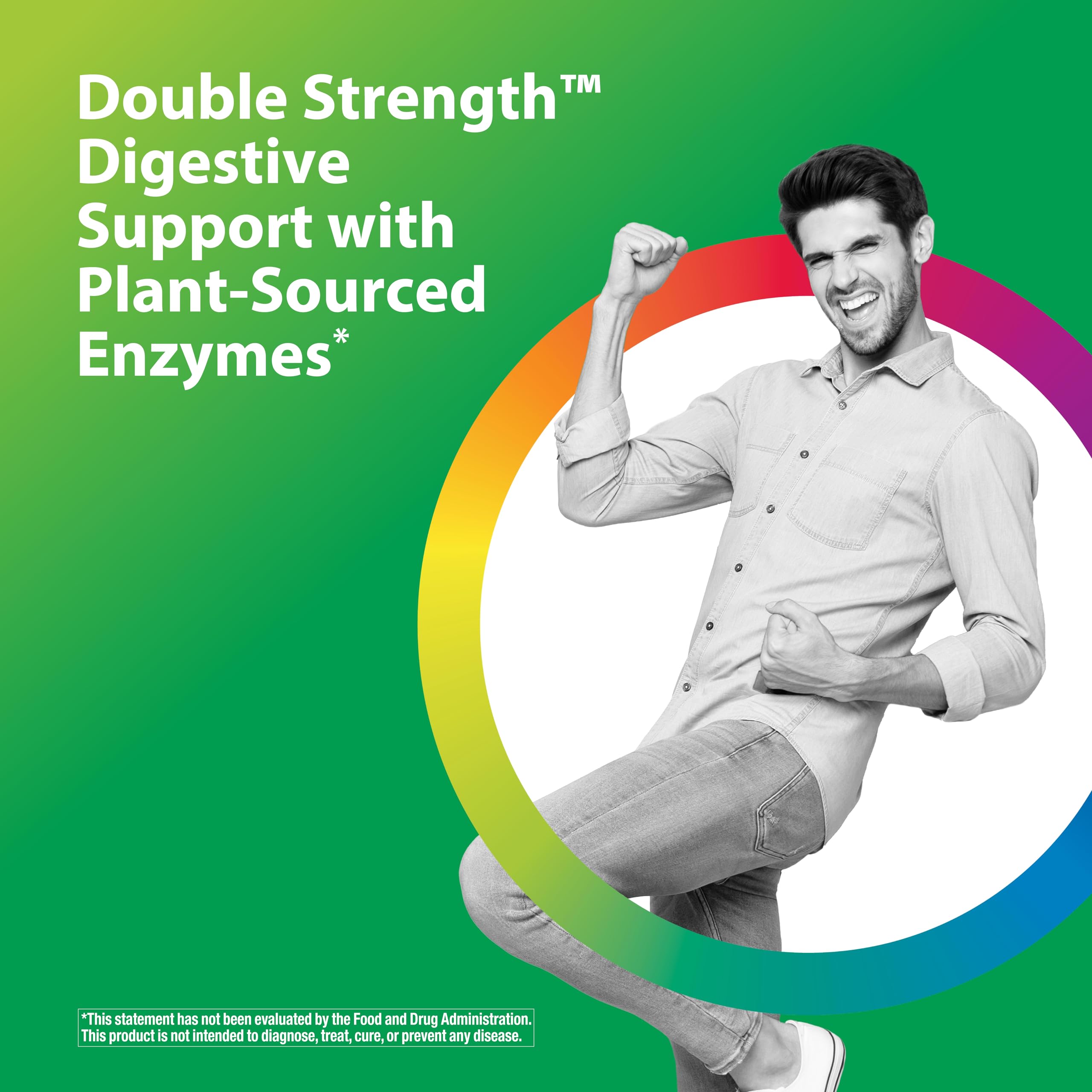 Rainbow Light cápsulas en mano para ver escala y facilidad de consumo