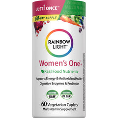 Rainbow Light frente del envase mostrando etiqueta y beneficios visibles