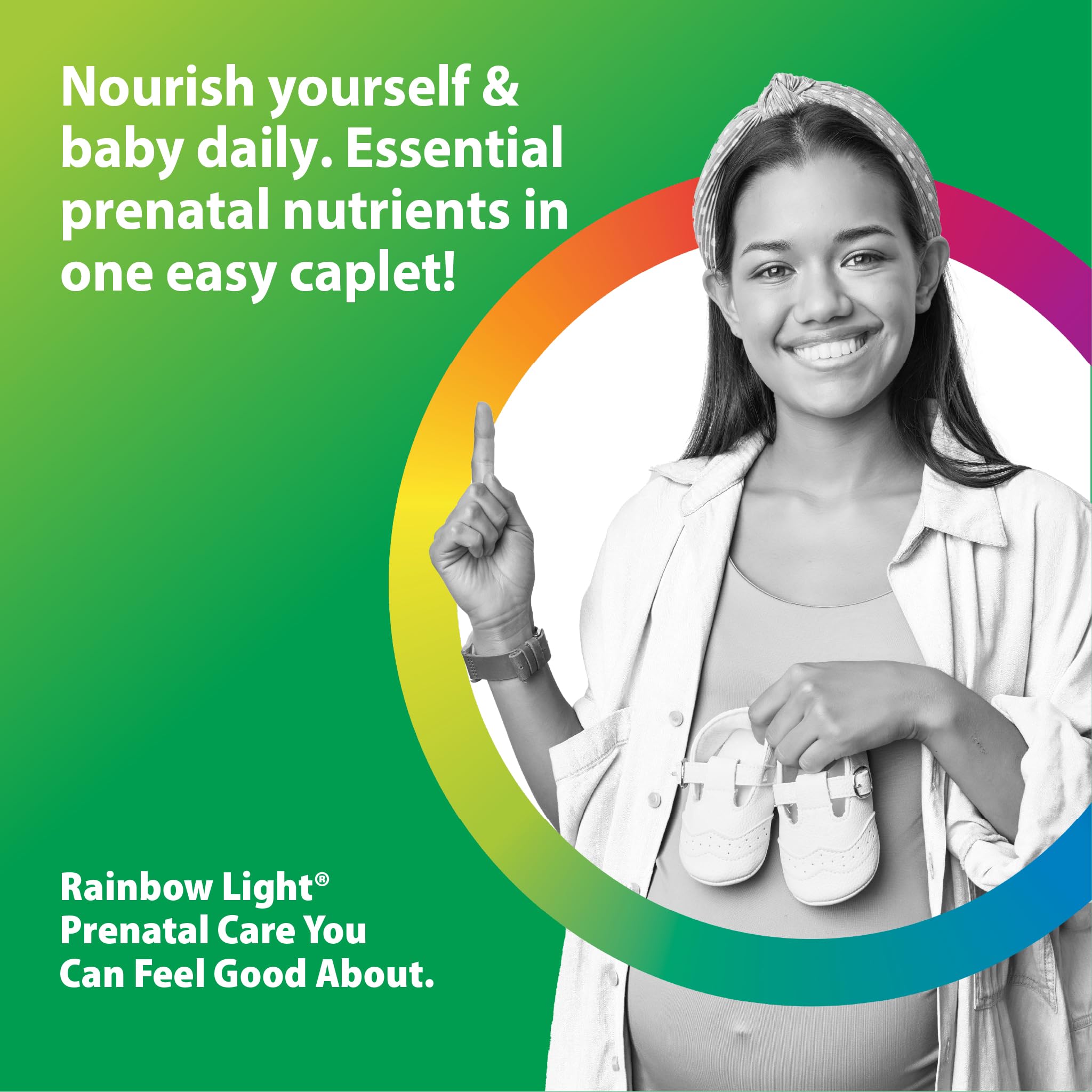 Mezcla de superalimentos Rainbow Light con espirulina y kale, aporta fito nutrientes