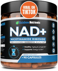 Rainbow Nutrients envase frontal que muestra dosis alta y beneficios de absorción