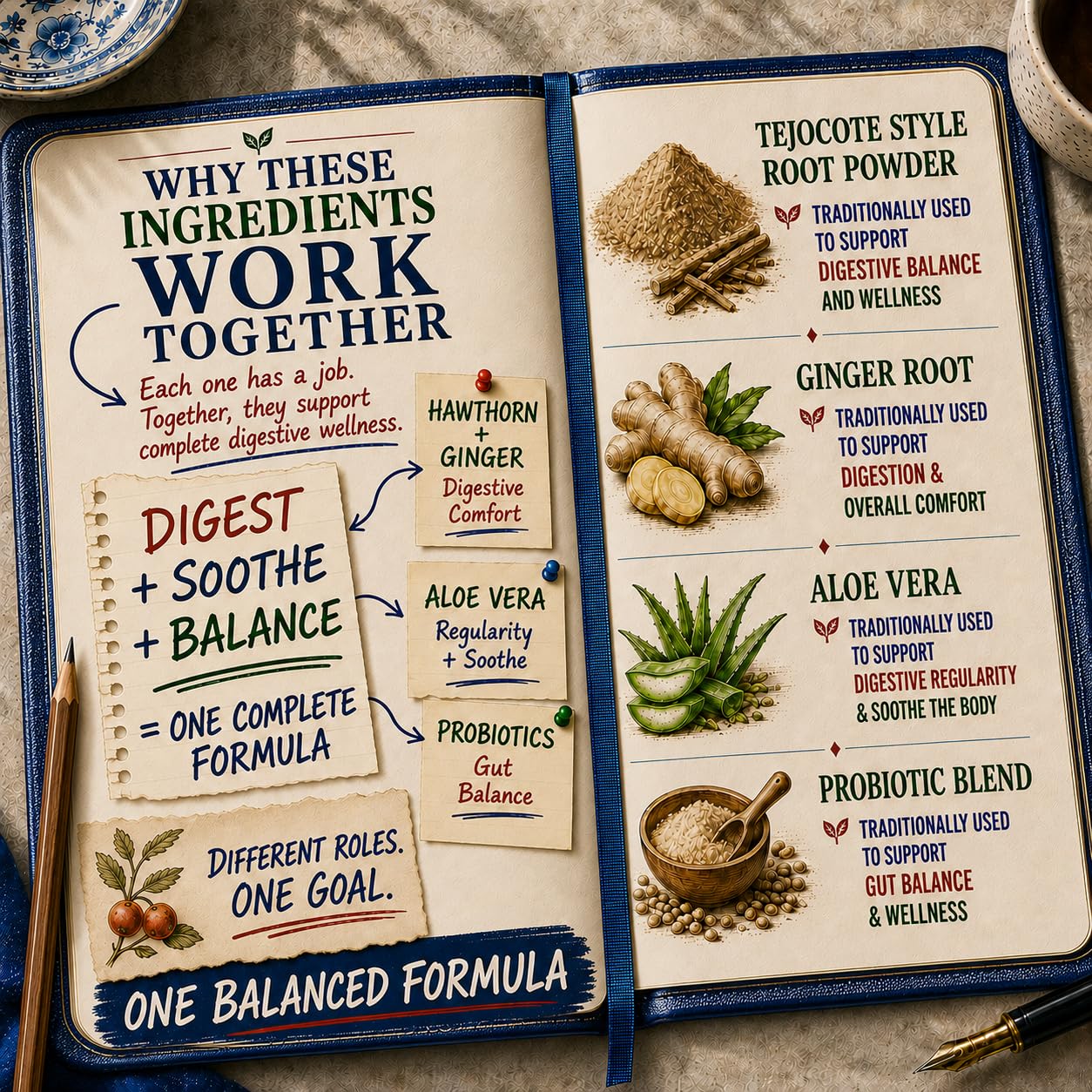 Raiz DE detalle de textura de ingredientes que refleja pureza