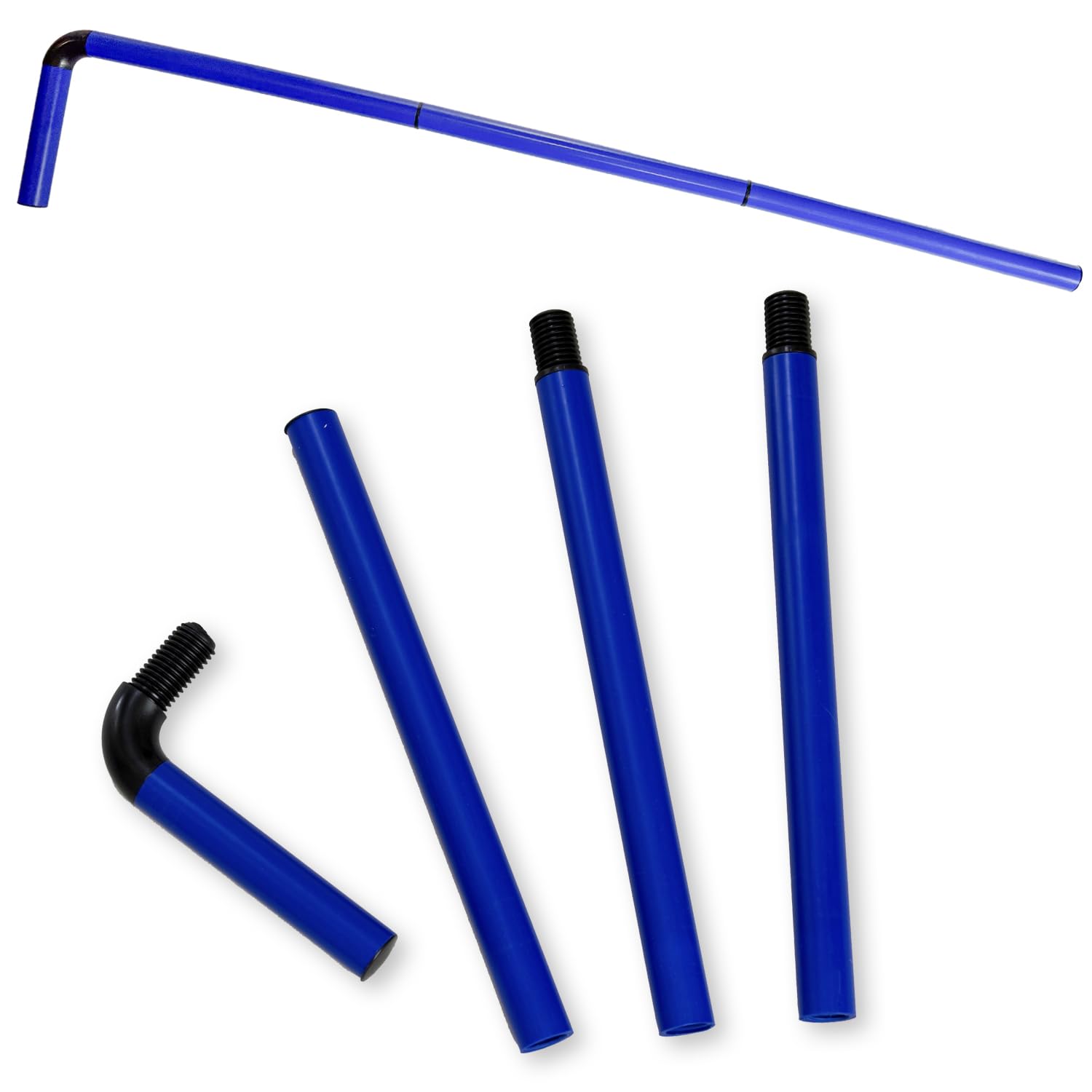 RangeMaster vista frontal del ShoulderWand mostrando diseño y color azul, portátil