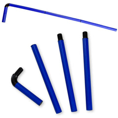 RangeMaster vista frontal del ShoulderWand mostrando diseño y color azul, portátil