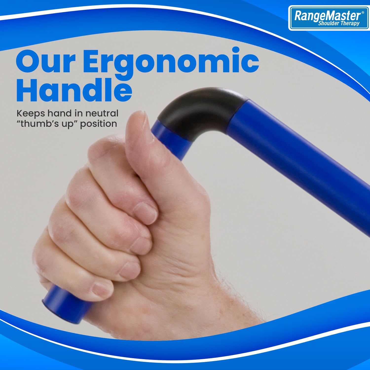 RangeMaster textura del agarre para mayor control y comodidad en los estiramientos