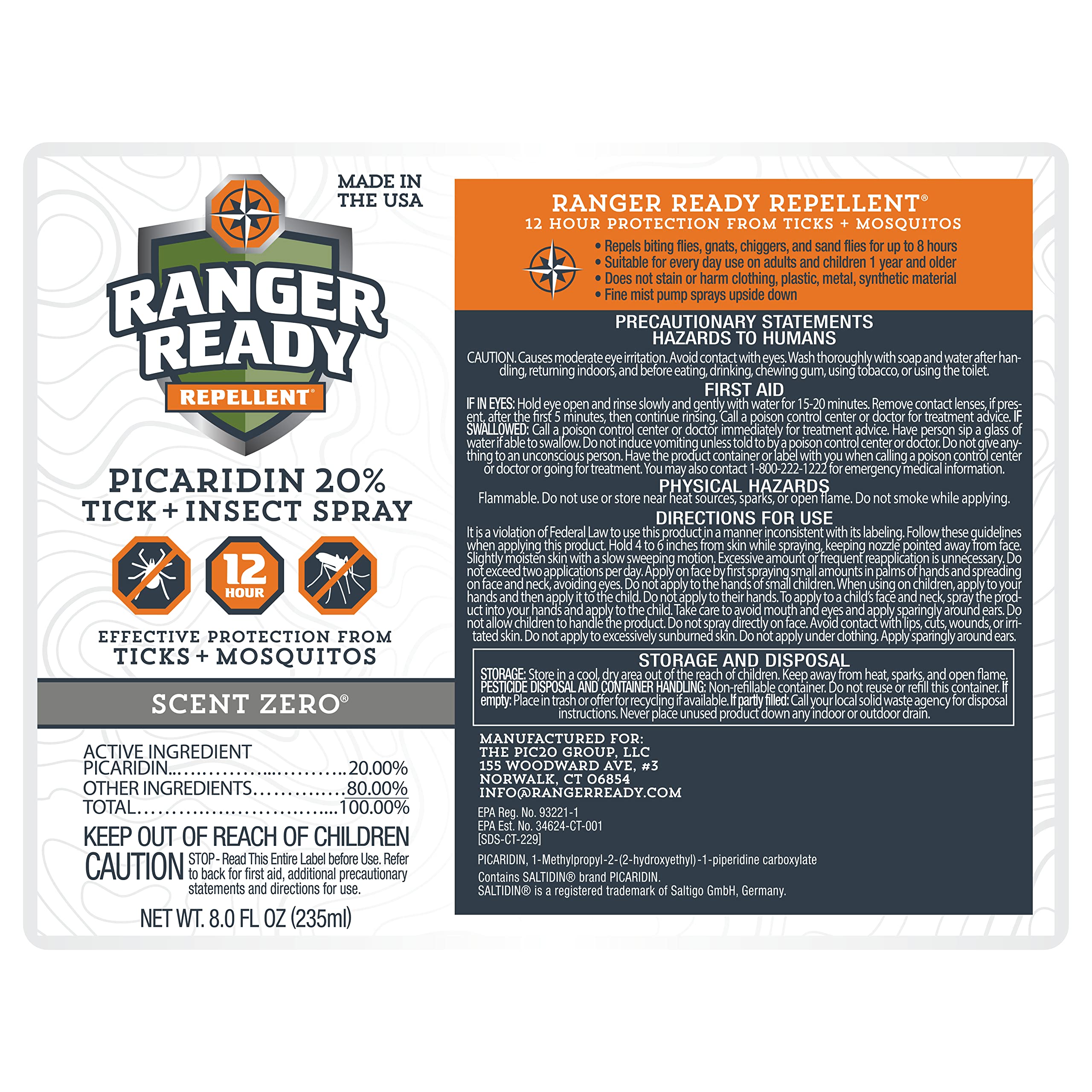 Ranger Ready pack de tres botellas ideal para guardar en mochila y compartir entre familia