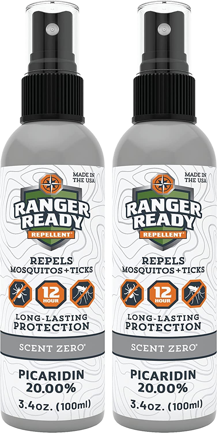 Ranger Ready pack frontal dos botellas muestra protección prolongada