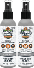 Ranger Ready pack frontal dos botellas muestra protección prolongada