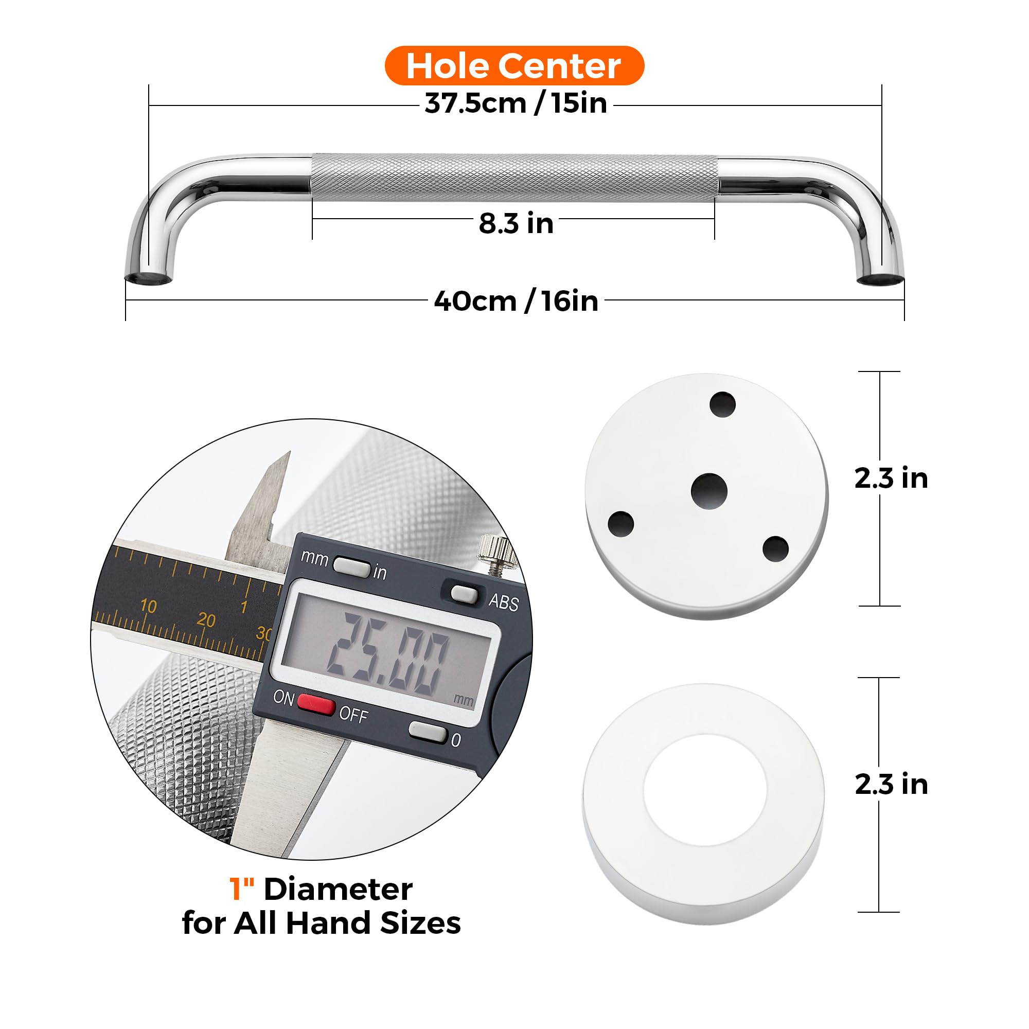 Ravinte Hardware comparación de tamaño para elegir longitud adecuada
