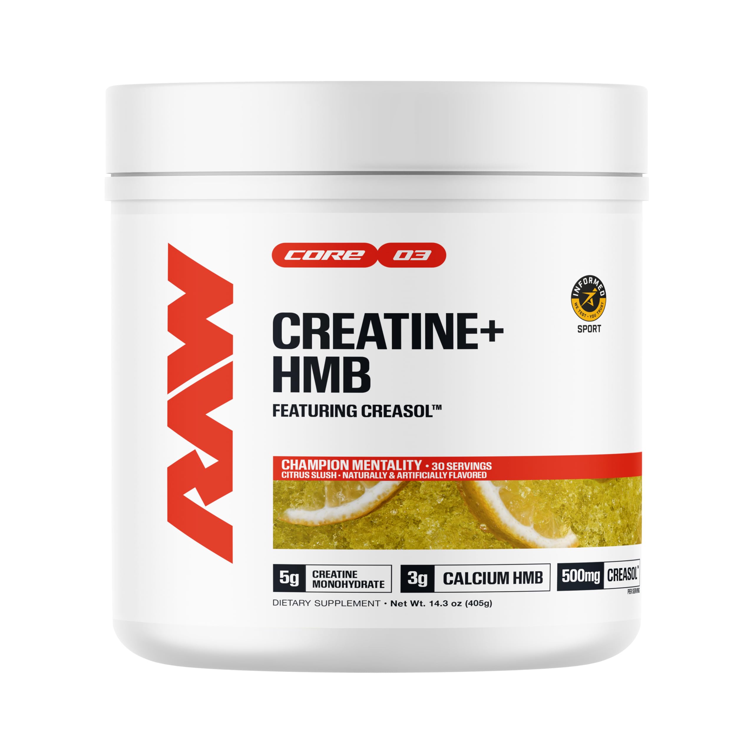 RAW envase frontal del producto mostrando diseño y beneficios