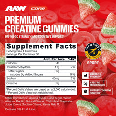 RAW textura en primer plano de gominola, masticable y sin grumos