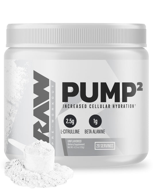 RAW Pump2 frontal del envase mostrando diseño y información útil