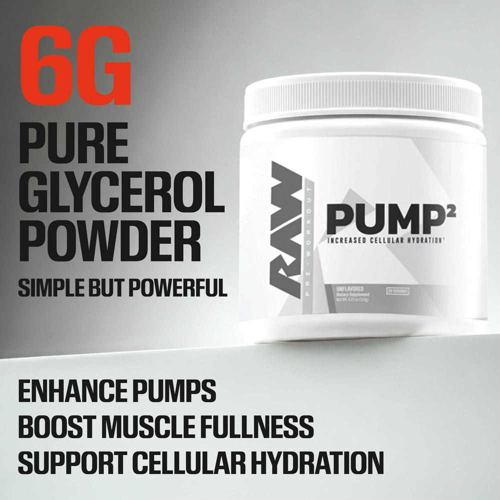 RAW Pump2 textura del polvo fino y sin grumos para mezcla rápida