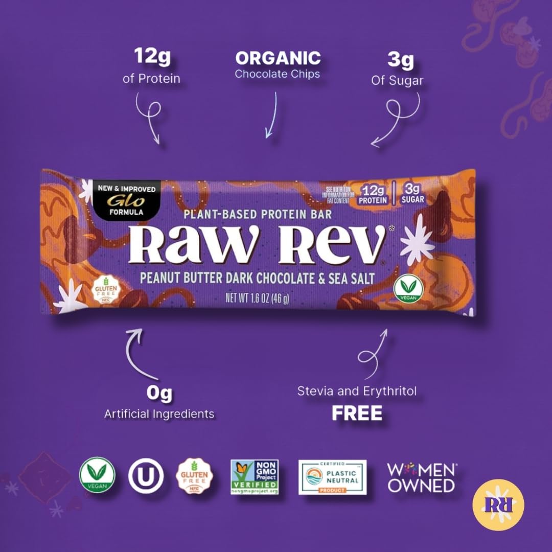 Raw Rev Glo primer plano del chocolate oscuro que evidencia cacao ético y sabor intenso