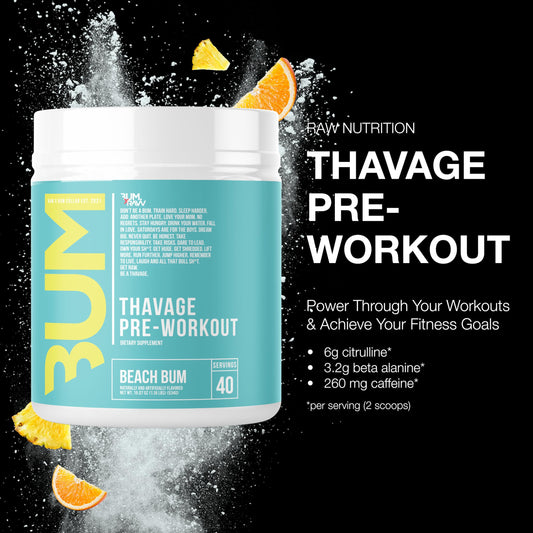 RAW Thavage polvo textura en primer plano con aspecto fino, beneficio mezcla fácil