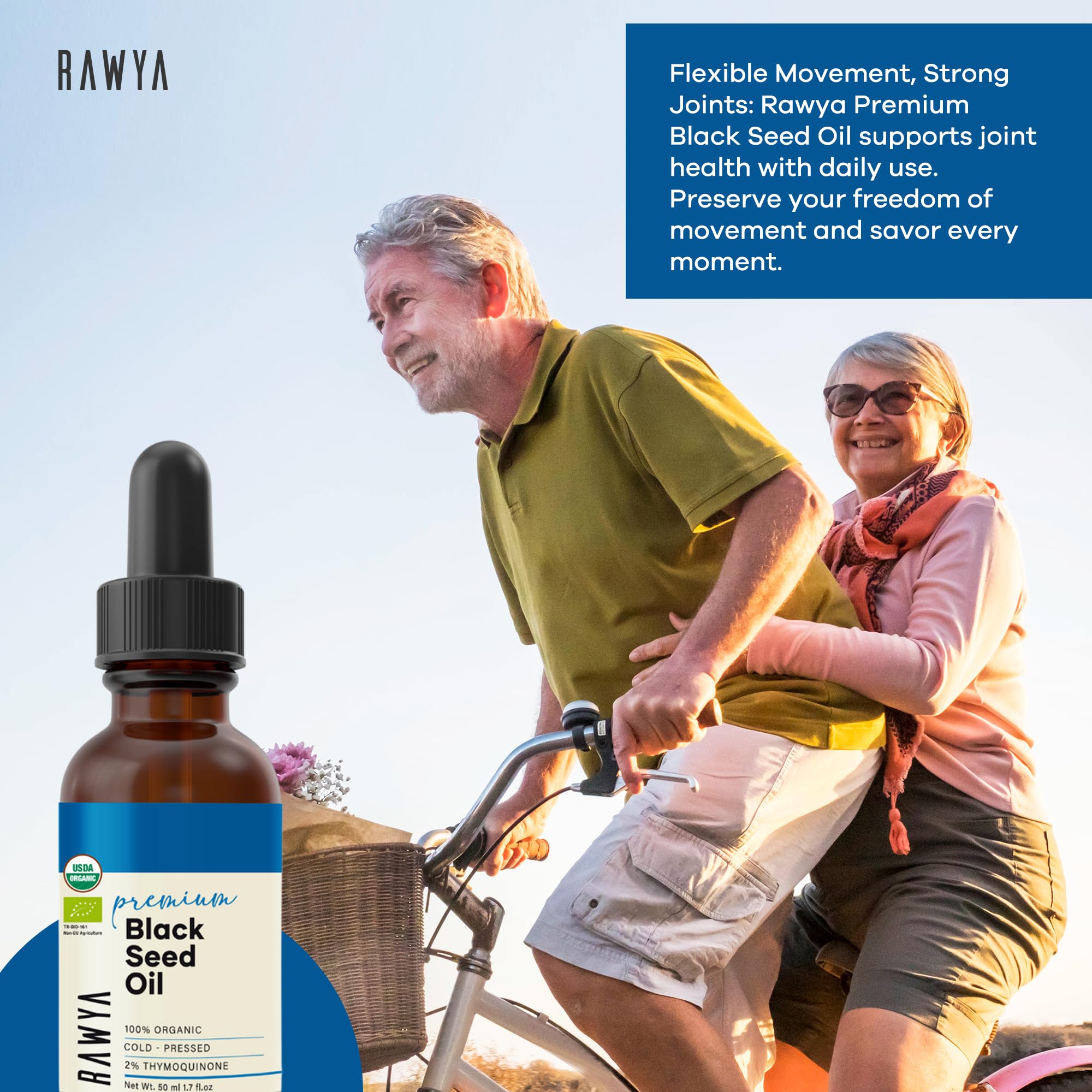 RAWYA Aceite de semilla negra, masaje capilar para cabello nutrido y brillante.