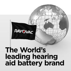 Colocación de una pila Rayovac Extra 312 en audífono, instalación sencilla