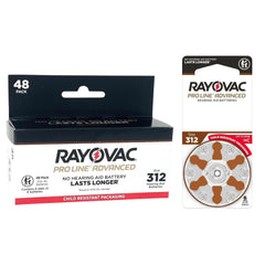 Rayovac Proline Advanced frente del paquete mostrando el blíster seguro y cantidad