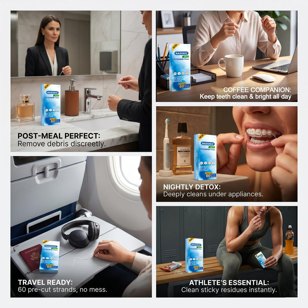 RAZOKO comparación de longitudes de hilo, elección práctica para viajes