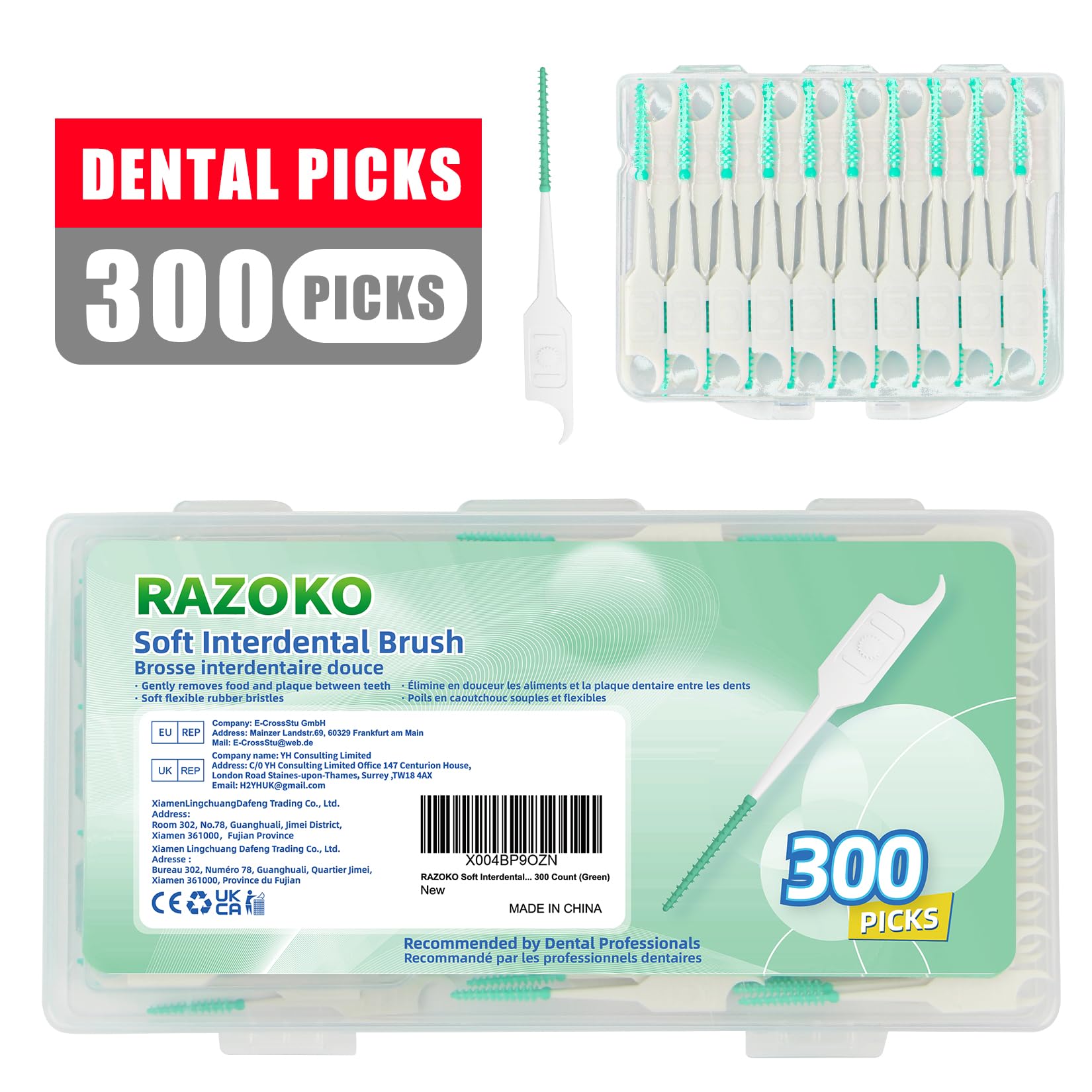 RAZOKO primer plano de cerdas de silicona, suavidad y precisión