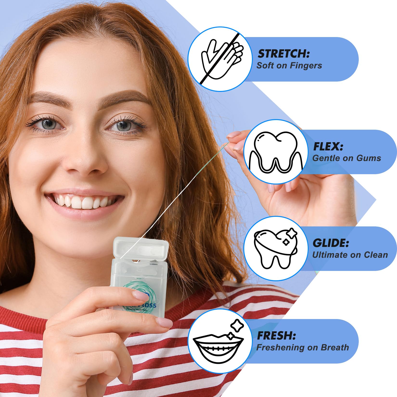 RAZOKO estuche dentro de un neceser para higiene dental en viaje