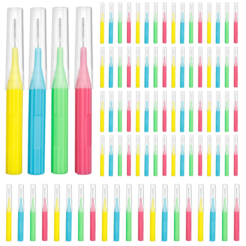 RAZOKO empaque frontal con 88 cabezas para limpieza interdental y elección rápida