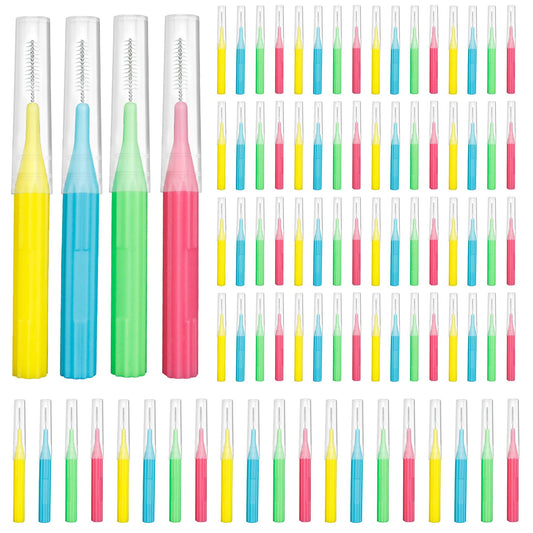 RAZOKO empaque frontal con 88 cabezas para limpieza interdental y elección rápida