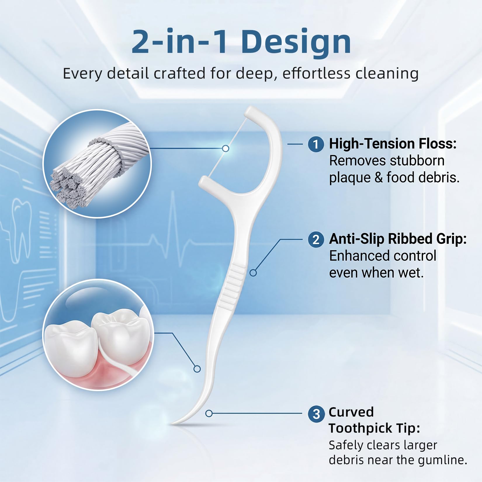 RAZOKO mango ergonómico con zona convexa para mejor agarre y control