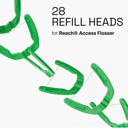 Reach detalle del cabezal recambiable, beneficio resistencia y encaje seguro