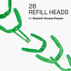 Reach detalle del cabezal recambiable, beneficio resistencia y encaje seguro